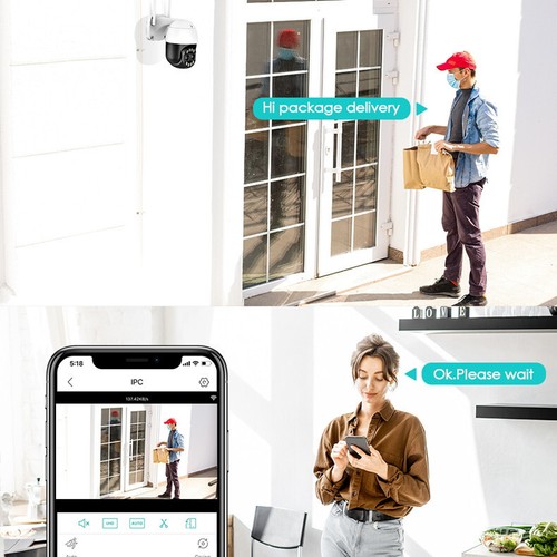 Dual Lens 2.8mm -12mm 8X Zoom 4K 8MP WiFi IP Camera 4MP 2-Way Audio Smart Camera - Picture 7 of 20