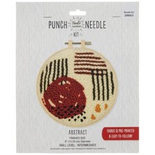 Needle Creations Abstract Art Punch Needle Kit 6 in