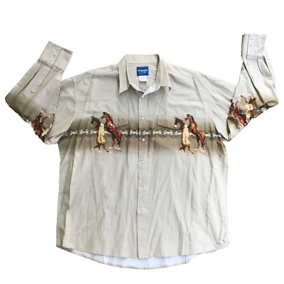 トップス THE LETTERS WESTERN CUTTING SHIRT HORSE s-l400.jpg
