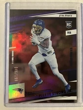 2022 Panini Prestige #384 Pierre Strong Jr. Xtra Points Purple /199 Rookie RC