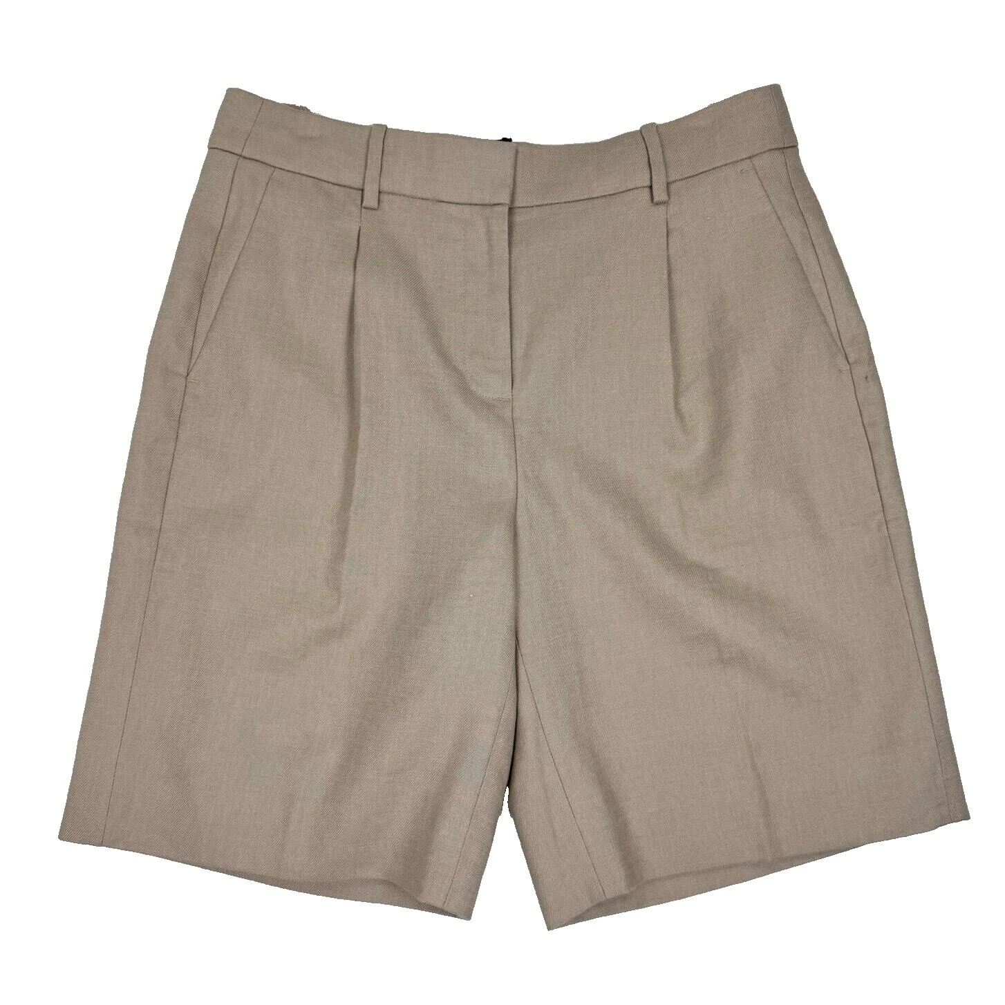 Shorts de mescla de linho J.CREW Sólido para mulheres