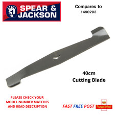 S1740ER2 Spear & Jackson Replacement Lawnmower 40cm Cutting Blade  FAST POST