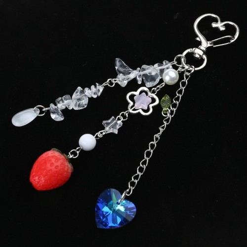 Y2K Strawberry Star Heart Hanging Pendant Y2K Phone Strap Keychain Accessories - Zdjęcie 5 z 8