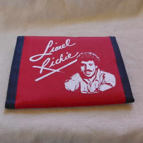 Vintage 1980's LIONEL RICHIE Wallet Deadstock NOS New Old Stock red