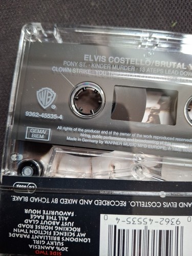 ELVIS COSTELLO. BRUTAL YOUTH. CASSETTE ALBUM, EX. 1994. WE491 - Picture 5 of 5