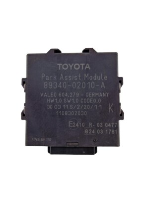 TOYOTA AURIS E15 PDC PARK ASSIST CONTROL MODULE Einparkhilfe 89340-02010-a
