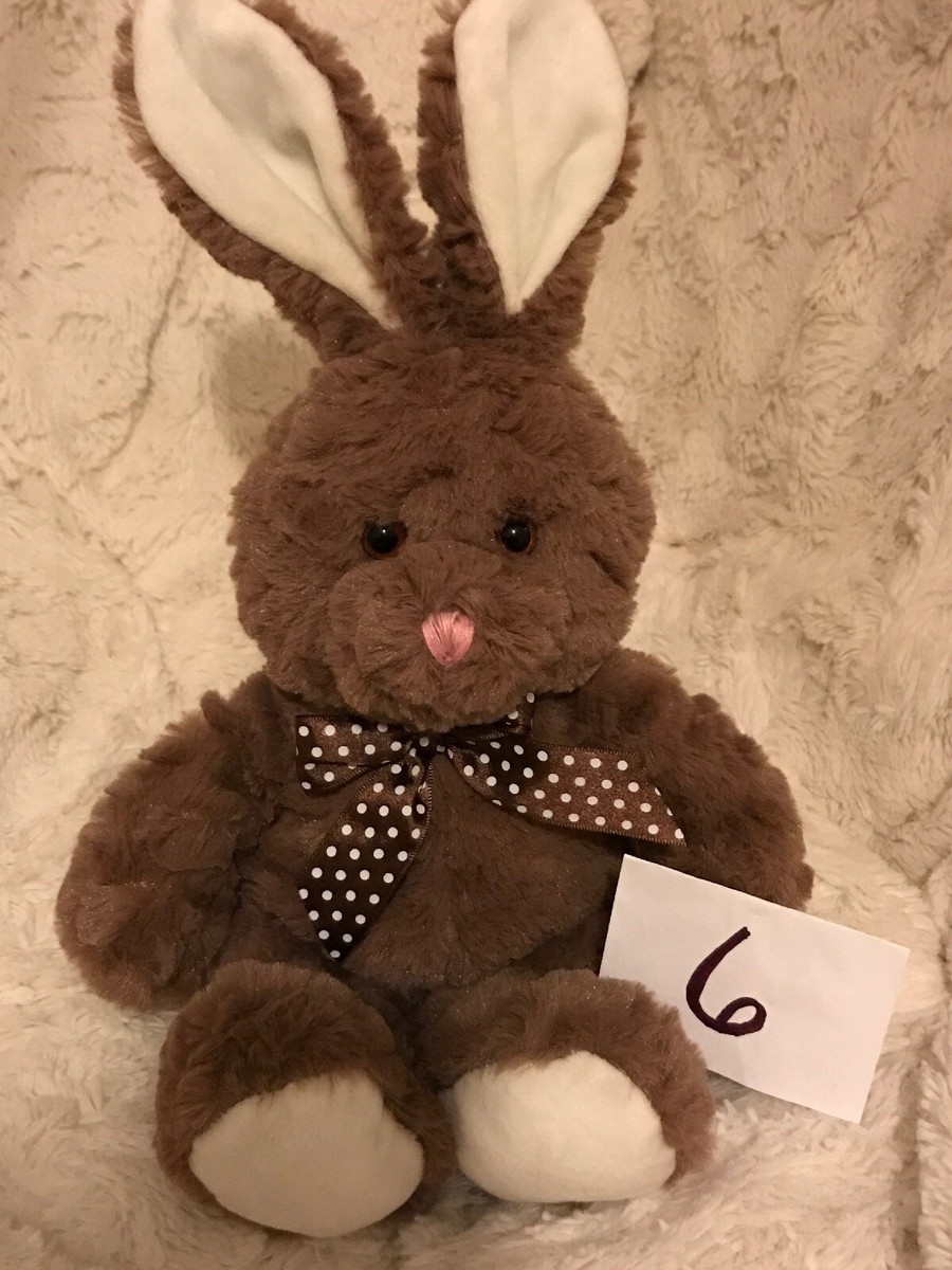 Best Made Toys BUNNY rabbit Brown Fur 16in Plush 2018 Polka dot