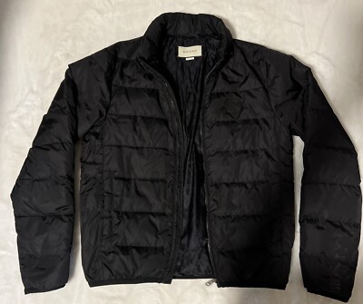 GUCCI Herren Daunenjacke IT 44, De M Schwarz Steppjacke Übergang Winterjacke