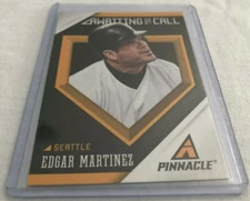 2013 Panini Pinnacle Baseball Edgar Martinez Seattle Mariners Awaiting The Call
