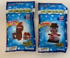 Micro-Builder Kits Holiday Snowman & Bear Sets Holiday Themed Building Kits  NEW