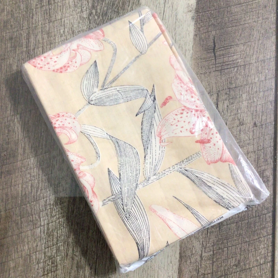 Par de fundas de almohada estándar vintage "Silk Garden" Martex floral sin percal de hierro Foto 4 de 4