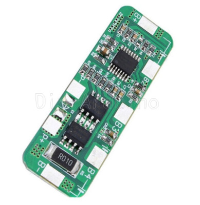 4S 4A-5A PCB BMS Protection Board 4 Packs  Li-ion lithium Battery Cell