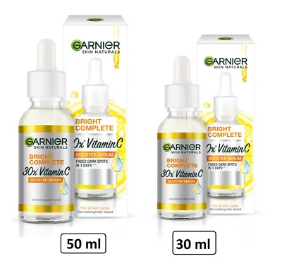 Garnier Skin Naturals Bright Complete Vitamin C Booster, Face Serum