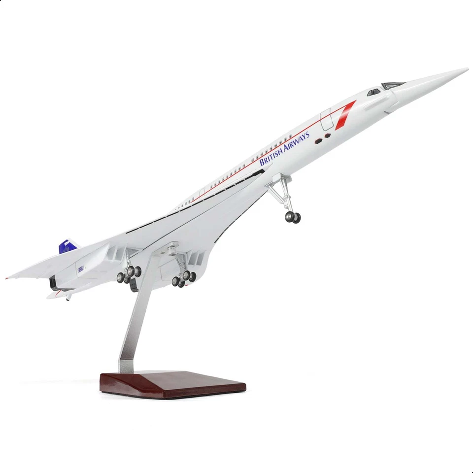 Modelo de avión 1:125 Concorde Singapore Airlines preconstruido diecast Foto 3 de 4