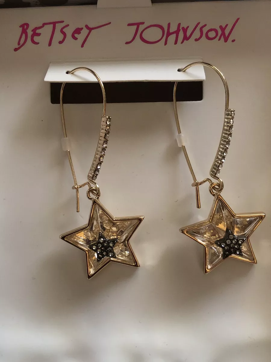 Betsey johnson deals star earrings