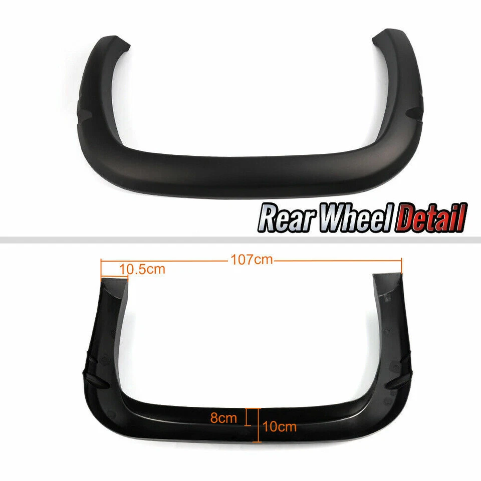 Textured Style Bolt Fender Flares Fit For 1994-2001 Dodge Ram 1500 2500 3500 - Изображение 3 из 4