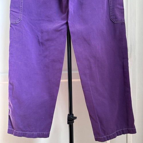 Garage Women's Purple Cargo Pants 100% Cotton 30 Waist Y2K, Size 01 - Picture 6 of 8