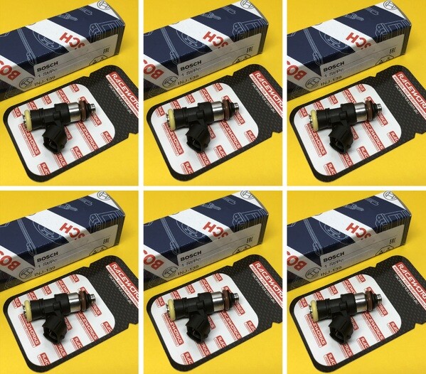 Set New 2200cc Fuel injectors E85 OK for R32 R33 R34 RB25DET Skyline BOSCH Set New 2200cc Fuel injectors E85 OK for R32 R33 R34 RB25DET Skyline BOSCH