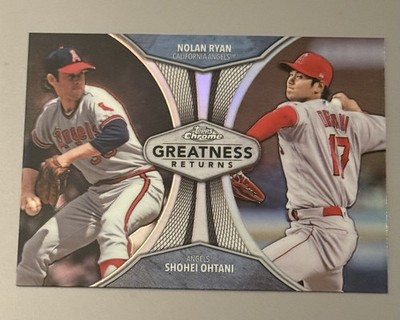 2019 Topps Chrome - Greatness Returns Shohei Ohtani, Nolan Ryan #GRE-3