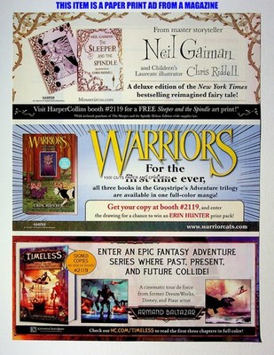 Warrior Cats Timeless The Sleeper and the Spindle Print Magazine Ad Poster