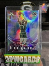 2023-24 Panini Nba Hoops Premium Stock - Hoopla Damian Lillard #2 Silver Prizm
