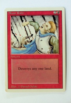 MTG Stone Rain Unlimited Edition Uncommon EN Magic The Gathering