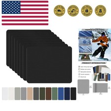 8 Pieces 7.87 x 5.9 inch Nylon Repair Patches Nylon Fabric Patch Self-Adhesiv...