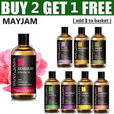 MAYJAM 3.38 oz Essential Oils 3.38 fl oz 100% Pure Natural Therapeutic Grade Oil