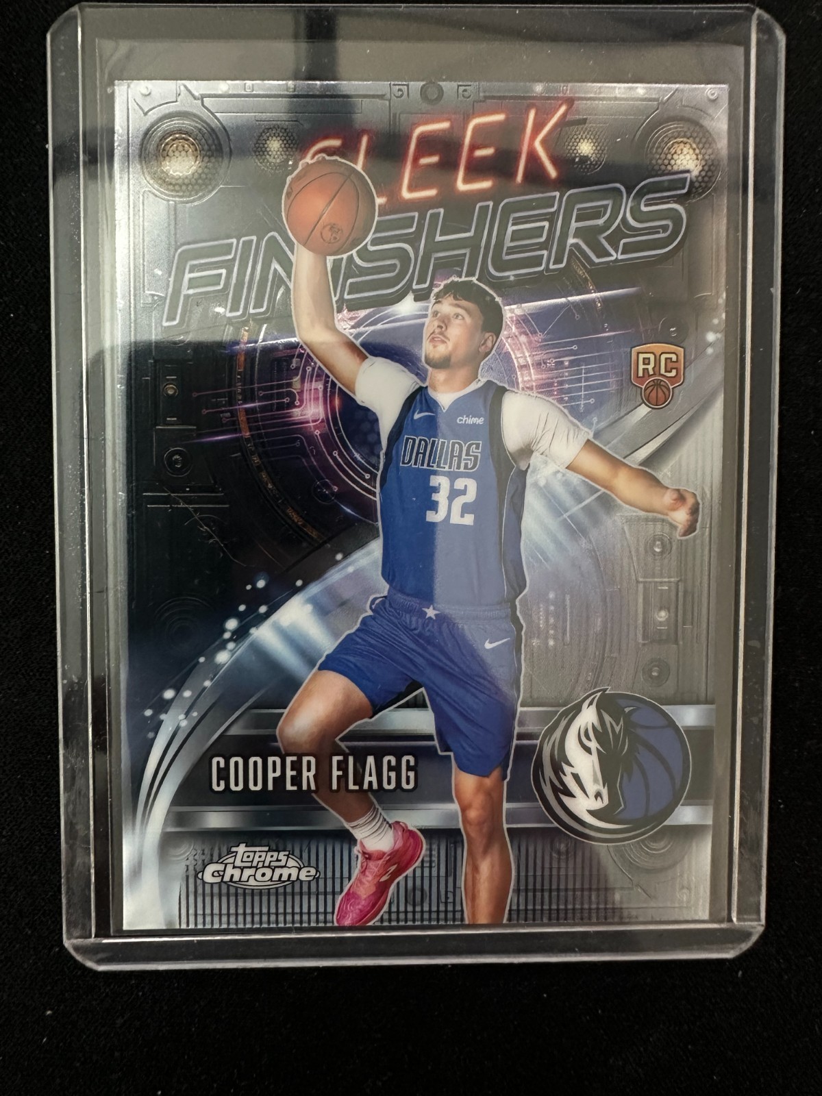 2025-26 Topps Chrome Basketball Cooper Flagg Sleek Finishers Refractor #SF-21 RC