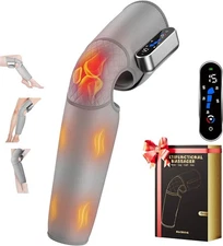 SUMELL Cordless All-in-1 Knee Calf Thigh Massager with Heat & Compression 