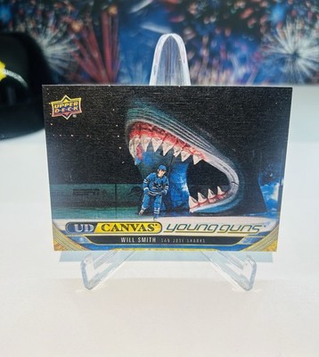 WILL SMITH 2024/25 Upper Deck Series 2 YOUNG GUNS Canvas C212 SHARKS