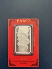 2012 PAMP Suisse Lunar Calendar Series- Dragon 1 oz .999 Silver Bar Sealed Assay