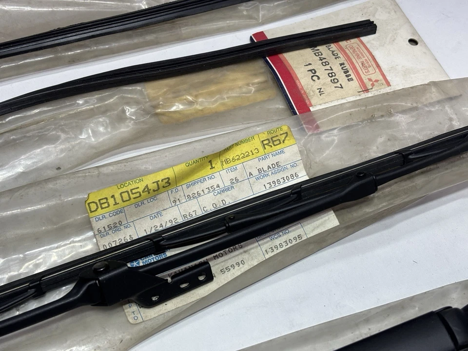 NOS Mopar Ram 50 Mitsubishi Mighty Max Windshield Wiper Parts Wiper Arm Blades - Image 4 of 4