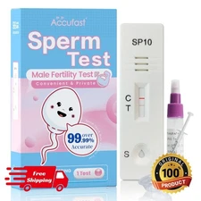 Accufast Sperm Test Kit For Male Pregnancy Preparation Sperm Count Test