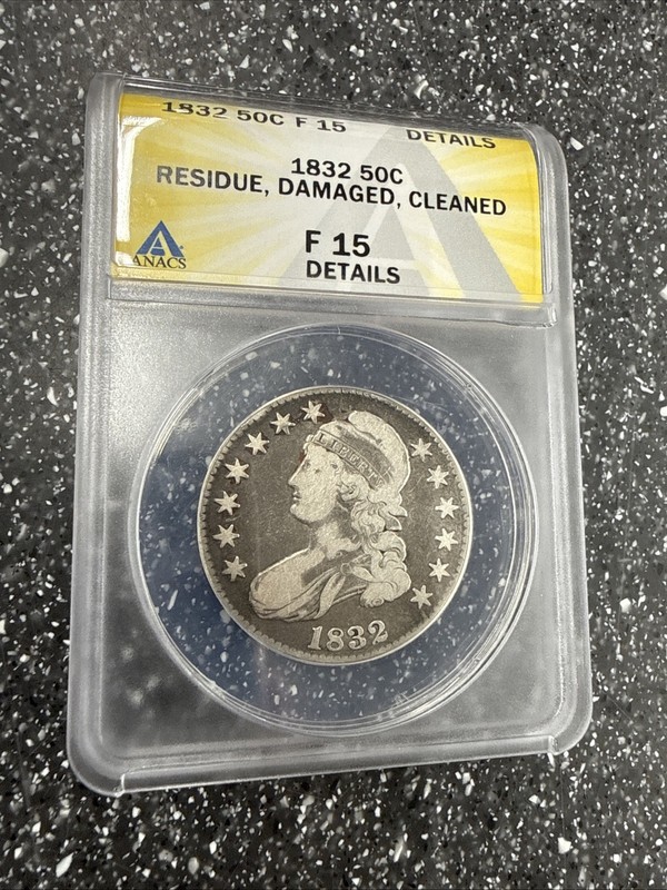 1832 Bust Half Dollar F15