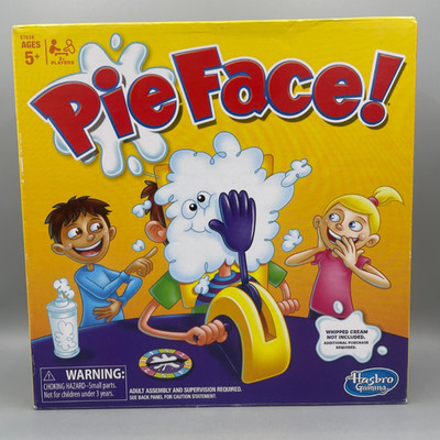 Hasbro Pie Face Game Whipped Cream Family Game Kids Ages 5 & Up (READ)