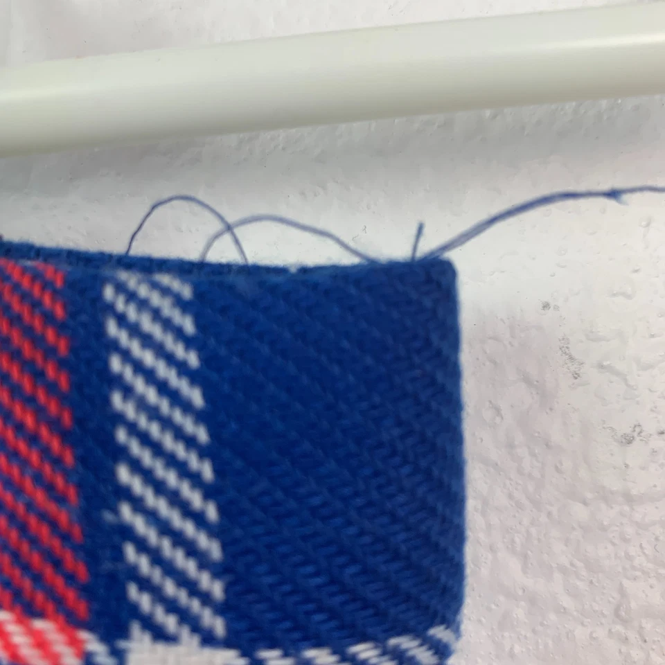 Traje Chaqueta Pantalones Vintage Hecho a Mano Adolescente Azul Rojo Cuadros Retro Mod Disco Ocio Foto 3 de 4