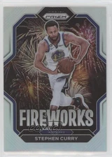 2022-23 Panini Prizm Fireworks Silver Prizm Stephen Curry #19
