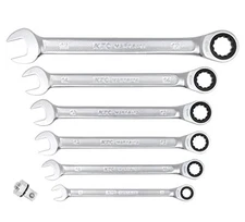 KTC MSR1A-7P 6 Ratchet Combination Wrench Drive Angle Adapter Set From Japan