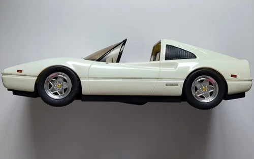 Barbie FERRARI Vehicle - White "Fastback" Style CAR (1988 Mattel Ha...