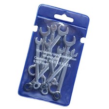 10PCS Metric Inch tiny pocket Wrench Anti slip Combination
