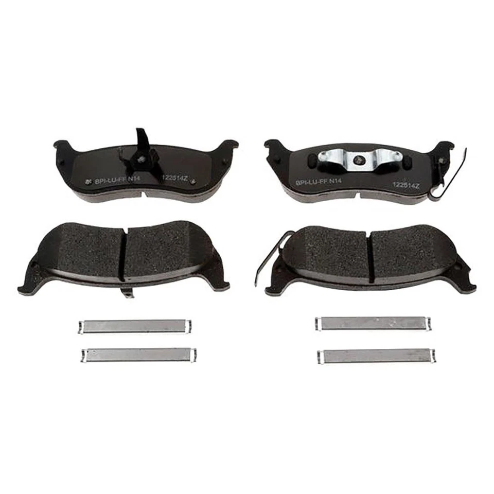 Rotores de freno traseros + accesorios de pastillas de freno de cerámica para Chrysler Pacifica 2004-2008 Foto 2 de 4