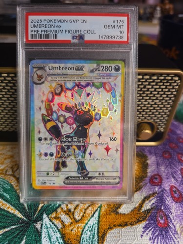 Pokemon TCG Umbreon ex 176 Sv: Scarlet & Violet Black Star Promo PSA 10