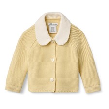 Amazon Essentials x Sofia Grainge Unisex Babies' Peter Pan Collar Sweater Jacket