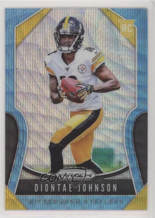 2019 Panini Prizm Rookies Blue Wave Prizm 40/199 Diontae Johnson #352 00am