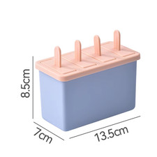 Kit Di Stampi per Gelato in Silicone per Uso Alimentare Con Coperchio - Macchina
