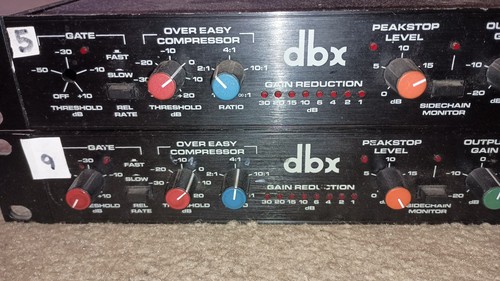 DBX 166, Original USA, 2 Channel Overeasy Compressor Limiter, Vintage LOT (2) - Picture 2 of 8