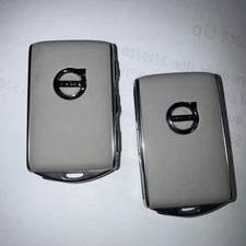 2 MINT LEATHER OEM 4 BUTTON 2016-2022 Volvo Smart Key Remote HUF8423 YGOHUF8423