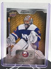 2023-24 Upper Deck Engrained Oak Ilya Sorokin /349 #9 New York Islanders