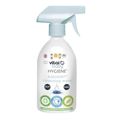 VITAL BABY Hygiene AQUAINT Sanitising Water - Kills 99.9% of Germs - Baby Safe - No Alcohol